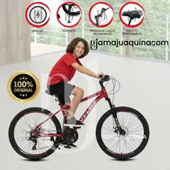 VELOX - Bicicleta Montañera Aro 24 «CROMOLY» Edición Limitada Red