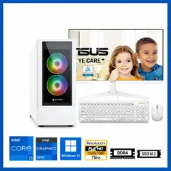 INTEL - Computadora Enovu Core i3-12100 8GB 512GB SSD 27" UHD 730 Windows 11 Pro