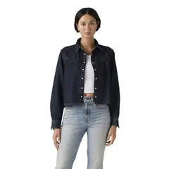 LEVIS - Blusa Mujer Logan Tencel Shacket Azul
