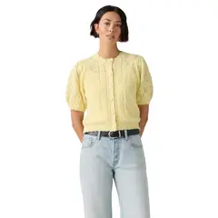 LEVIS - Chompa Mujer Pauline Pointelle Ss Cardi Beige