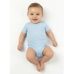 GENERICO - Body algodón Pima Clásico Celeste