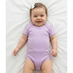 GENERICO - Body algodón Pima Clásico Lazo Lila