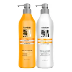 SALON IN - Rizado Curls y Waves Shampoo y Acondocionador 1000ml