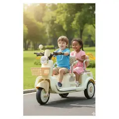 GENERICO - TRIMOTO A BATERIA 12 V MODELO VINTAGE