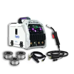 NEO - Soldadora Inversora Mig Flux 140A + 3Kg Alambre Flux