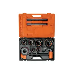 TRUPER - Juego de 9 tarrajas para tubo