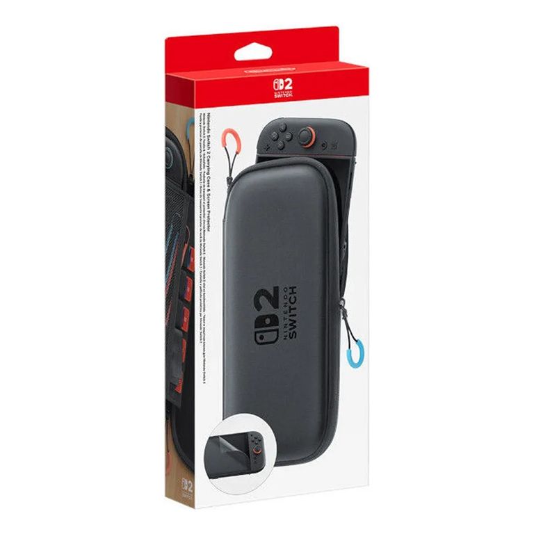 Estuche Y Protector De Pantalla Switch 2 Negro
