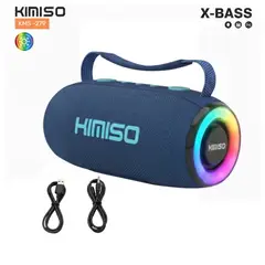 GENERICO - Parlante Bluetooth Kimiso Recargable Portátil Luces Led RGB Bocina Inalámbrica KMS- 279