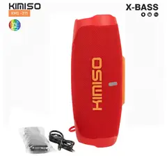 GENERICO - Parlante Bluetooth Kimiso Recargable Portátil Luces Led RGB Bocina Inalámbrica KMS- 311
