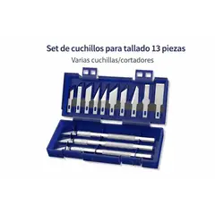 GENERICO - Set de 13 Herramientas de Corte Preciso – Kit de cutter Cuchillos Exactos