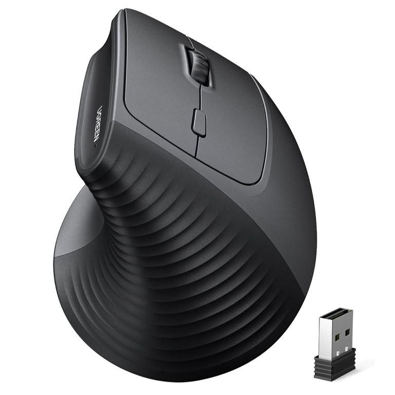 Mouse Inalámbrico Ergonómico Vertical Wireless 2.4ghz 4000 6 Botones Dpi M571 - 55916