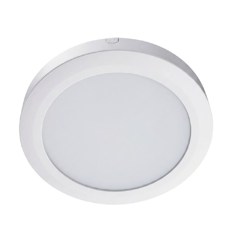 Panel Led Adosable Circular 24w Luz Blanca 6500K De Policarbonato
