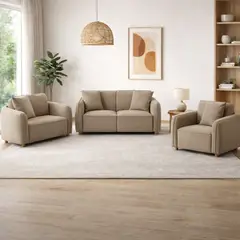 STIL NOVO - JUEGO DE SALA 3-2-1 RAFAEL BEIGE