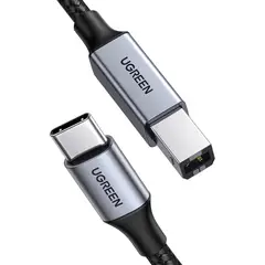 UGREEN - Cable Impresora USB-C a USB-B 2m 480Mb/s Premium US241 - 45106