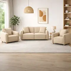 STIL NOVO - JUEGO DE SALA 3-1-1 RAFAEL BEIGE