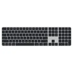 APPLE - Magic Keyboard Con Touch ID y Teclado Numerico para Mac Teclas Negras INGLES