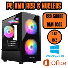 AMD - PC RGB 35GHZ SSD 500GB RAM 16GB