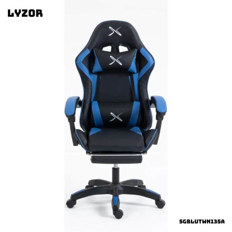 SILLA GAMER LYZOR CON POSAPIES
