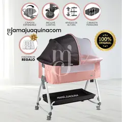 BABY - Cuna Colecho para Bebé «DIMI» de Lujo con Colchón - Pink