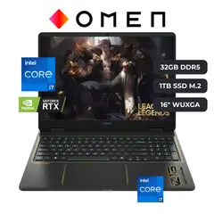 HP - Laptop OMEN 16 LOL Edition Core I7 14650HX, 32GB RAM, RTX 5060 8GB, 1TB SSD, 16" WUXGA 165HZ