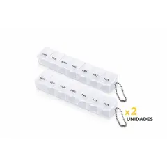 GENERICO - Pastillero Semanal con Divisiones 2pcs