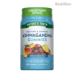 NATURE'S TRUTH - Suplemento Ashwagandha - 60 Gomitas