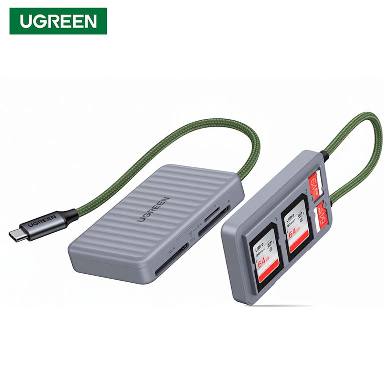 Adaptador Lector de tarjetas SD USB-C Soporta 04 tarjetas