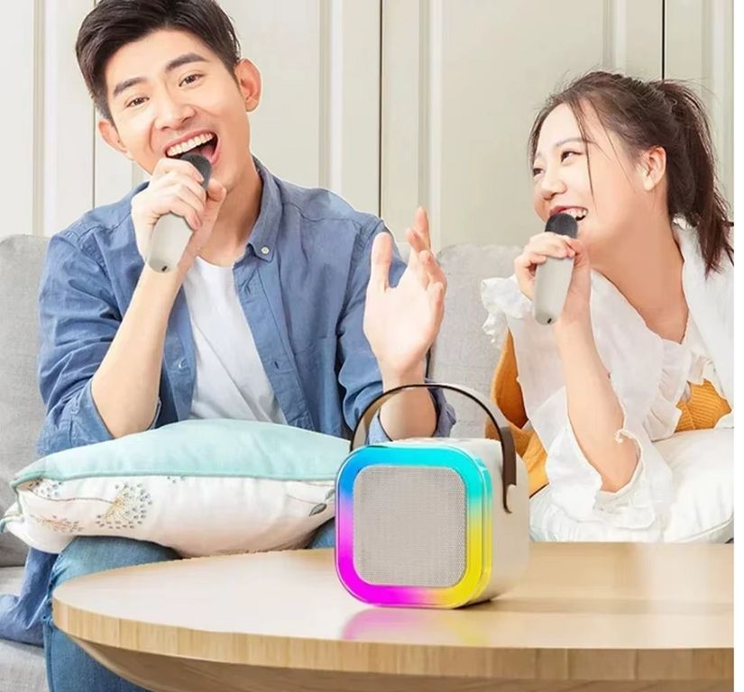 Mini Parlante con Micrófono Altavoz Bluetooth Inalámbrico