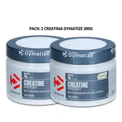 DYMATIZE - PACK X 02 - Creatina 300 g - Creatina Monohidratada sello Creapure