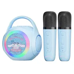 SANRIO - Altavoz Bluetooth 3IN1 LED charging BT karaoke speaker y 2 microphones