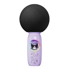 SANRIO - 2 IN 1 micrófono para niños Bluetooth máquina de canto Kuromi