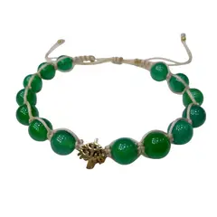 GENERICO - Pulsera Agatha Tejida Macrame dije Tree of Life