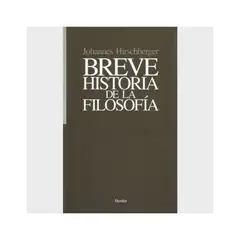GENERICO - Breve historia de la filosofía - Johannes Hirschberger