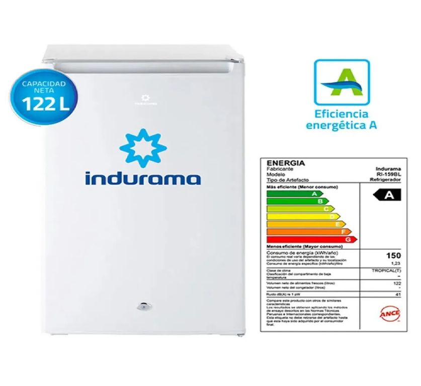 Frigobar RI-159BL 122 L – Blanco