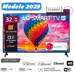 LG - Televisor 32LR600B LED 32” Smart TV Procesador α5 AI Gen5