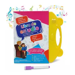 GENERICO - Libro Didáctico Bilingüe Juguete Aprendizaje para Niños Sonido Musical