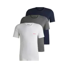 HUGO BOSS - Pack de tres camisetas interiores de jersey de algodón
