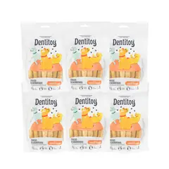 DENTITOY - Snacks de Vacuno Bolsa 10 unid Pack x 6