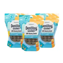 DENTITOY - Barritas de Vacuno y Camote Gourmet Bolsa 500g Pack x 3