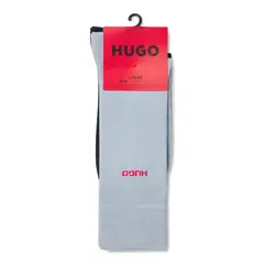 HUGO BOSS - Paquete de dos pares de calcetines de largo normal en tejido elástico