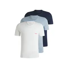 HUGO BOSS - Paquete de tres camisetas interiores de punto de algodón