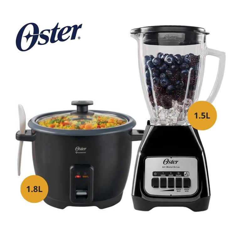 COMBO Olla Arrocera 1.8 LT + Licuadora 2 Velocidades