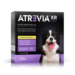 ATREVIA - XR Large Antiparasitario Externo Perros 20-40 kg - 4 Tabletas