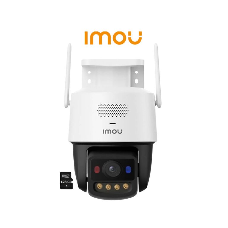Cámara Vigilancia Titan PRO 6MP Detección Vehículo Visión Aurora Color Luz Advertencia 128GB