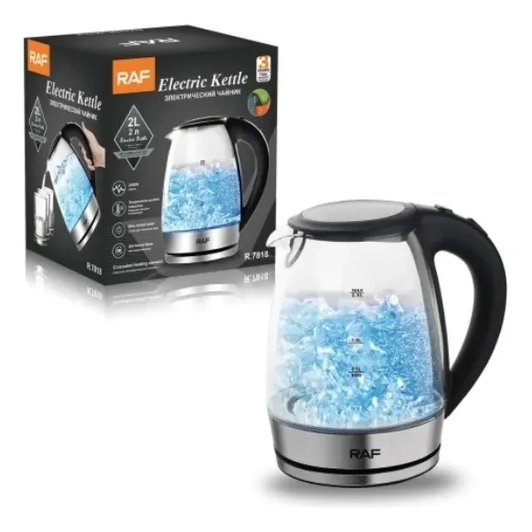 HERVIDOR ELÉCTRICO DE VIDRIO BOROSILICATO 2L