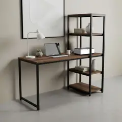 GENERICO - Escritorio Estante Industrial Noah Gales Coricha Home