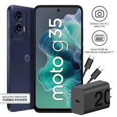 MOTOROLA - Celular Moto G35 4GB 256GB 67 5G Negro