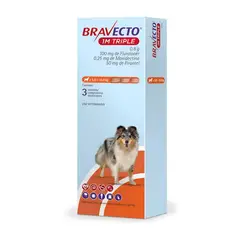 BRAVECTO - 1M Triple Antiparasitario Perros 5 a 10 kg - Caja X3 Tabletas