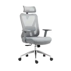 GENERICO - SILLA DE OFICINA VIRGO PRO GRIS ULTRA ERGONÓMICA