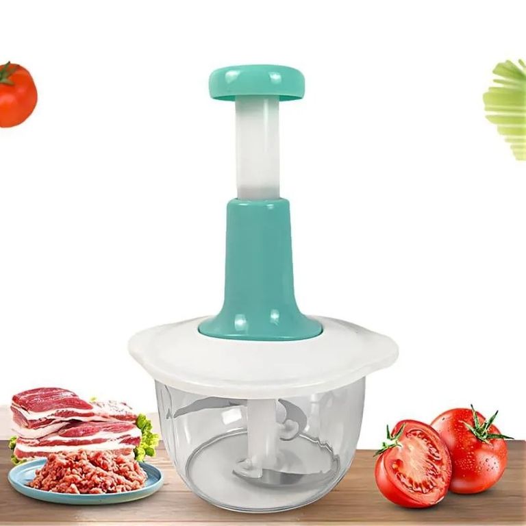 PROCESADOR DE ALIMENTOS VERDURAS CARNE Y FRUTAS MANUAL PACK X2